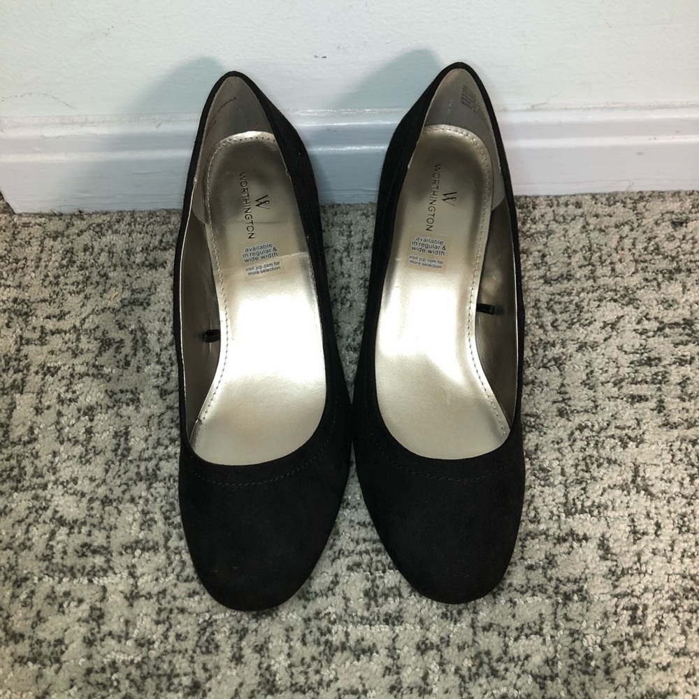 Worthington Wor Lana Black High Heel Shoes Size 9
